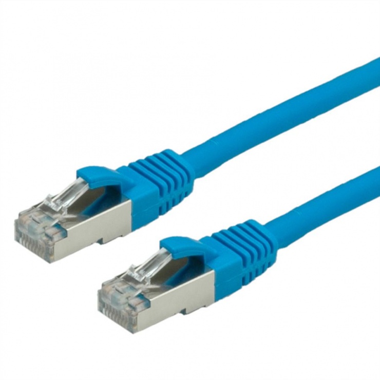 Imagine Cablu retea SFTP Cat.6 albastru, LSOH, 7m, Value 21.99.1274